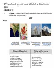 Warm up   Classical Civilizations India.pdf