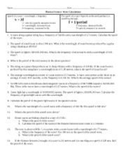 W136-wave calculations worksheet