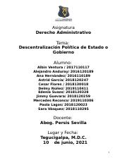 Descentralizacion de Estado GRUPO 1.docx