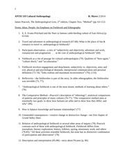 Peacock's The Anthropological Lens Chapter 2 Study Sheet