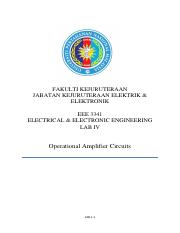 EEE3341 Experiment 5 Operational Amplifier Circuits 2021.pdf