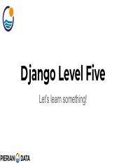 Django Level Five.pdf