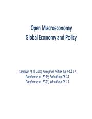 Lecture 11.Open Macro and Global Economy.ilkkaracan.2023.pdf