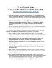 Copy of CC Video Coal, Steam, and the Industrial Revolution.docx