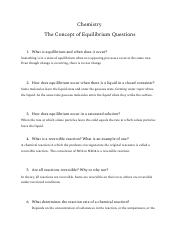 Copy of Chemistry the concept of equilibrium questions.docx