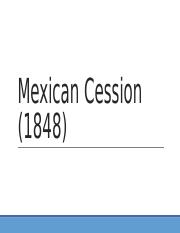 Mexican Cession.ppt