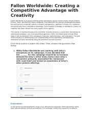 Wk 5 _ Practice_ Fallon Worldwide_ Creating a Competitive Advantage with Creativity.docx