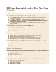 IBM Cloud Essentials Cognitive Class Final Exam Answers.docx