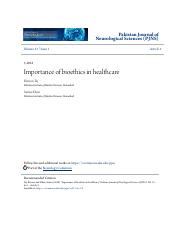 Importance of bioethics in healthcare.pdf