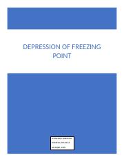 Depression of freezing point lab (lauric and benzoic acid).docx