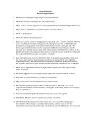 Business Law Organization Questions.docx