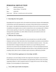 Assessment 3 reflection.docx