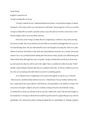 Реферат: Young Goodman Brown Essay Research Paper Gulliver