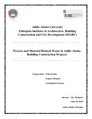 project management thesis addis ababa university