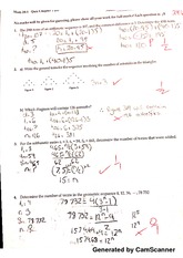 sequences and series quiz