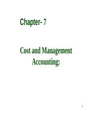Chapter 7 management  and Cost accounting.ppt