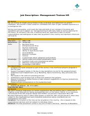JD for Management Trainee - HR (1).docx