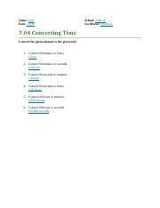 7.04 Converting Time