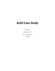 aldi quality case study