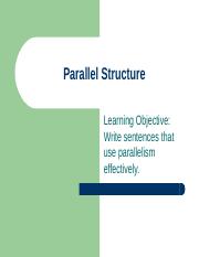 Parallel_Structure.ppt