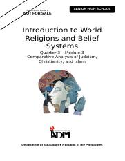 WRBS11_Q3_Mod3_Comparative_Analysis_Of_Judaism_Christianity_And.docx