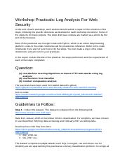 2_Practicals Log Analysis.docx