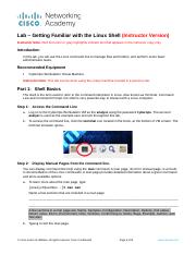 3.1.2.7 Lab - Getting Familiar with the Linux Shell - ILM.docx