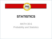 L1 Statistics