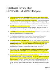 GOVT 2306_Review for Final Exam (TTh 1pm)_Fall 22 (1).docx
