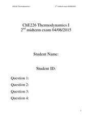 2nd Midterm Exam with solution