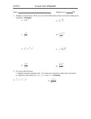 6.3 Quiz Laws of Exponent.pdf