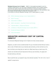 Weighted Average Cost of Capital.docx