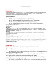 NURS 615 Exam 1 Review Questions.docx