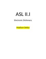 ASL 2 Dictionary .doc