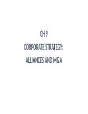 CH 9 - Strategic alliances and M_A.pptx