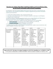 Focused Review Time and Templates Rubric.docx