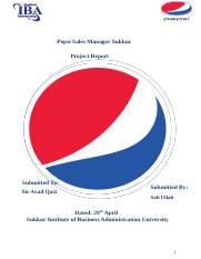 Sukkur Baverage Pepsi.docx