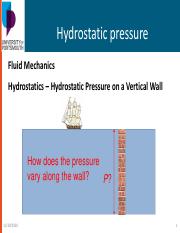 Lecture 4 - Hydrostatics, pressure on wall.pdf