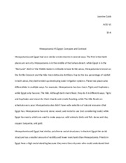 mesopotamia essay