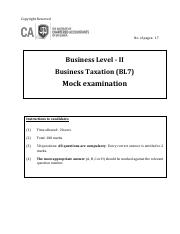 BL 7 Business Taxation (Mock exam paper - English).pdf