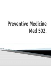 Preventive Medicine.pptx