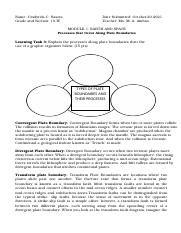 Processes Along Plate Boundaries_Learning Tasks # 3-4.docx