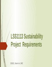 LSN 1113 Sustainability Project  requirements.pptx