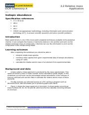 2.1.03 Isotopic abundance student sheet (kerboodle) (1).doc