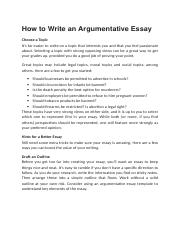  Write an Argumentative Essay.docx