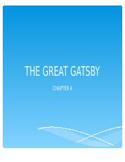 Gatsby Chapter 4.ppt
