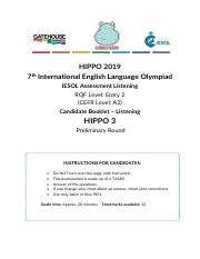 Hippo 3 Preliminary Listening.pdf