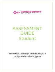 BSBMKG523 Assessment Guide v1 Student.docx
