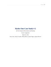 hydro one case study questions