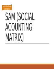 SAM (SOCIAL ACOUNTING MATRIX) - Copy.pptx